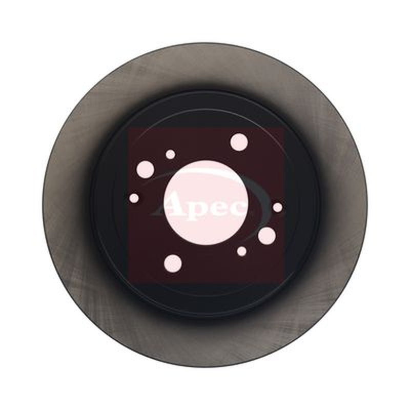 Apec 2 x Solid Rear Brake Discs DSK4169