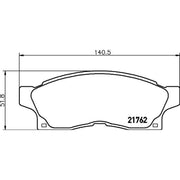 Mintex Front Brake Pad Set MDB1498