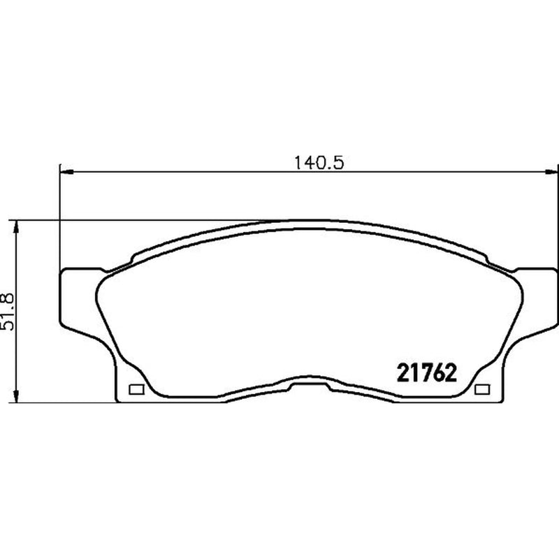 Mintex Front Brake Pad Set MDB1498