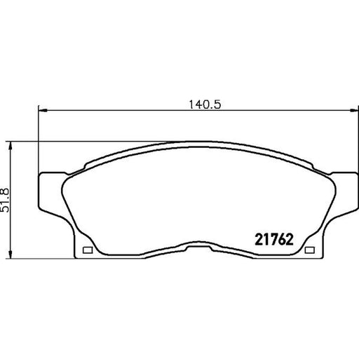 Mintex Front Brake Pad Set MDB1498