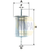NAPA Fuel Filter Element NFF2246
