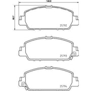 Mintex Front Brake Pad Set MDB3431