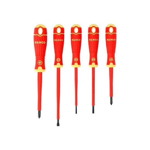 Bahco B220.005 BAHCOFIT Insulated Screwdriver Set, 5 Piece - B220.005