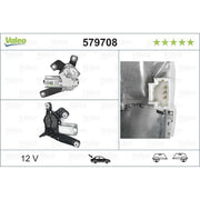 Valeo Front/Rear Wiper Motor Rear 579708