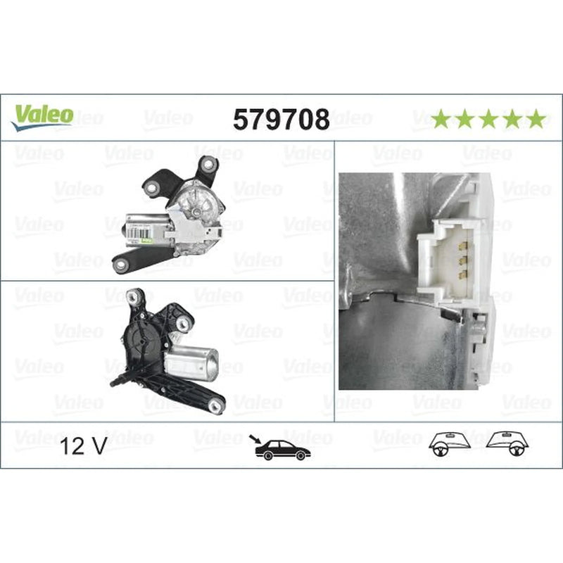 Valeo Front/Rear Wiper Motor Rear 579708