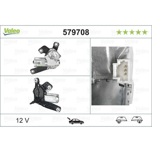 Valeo Front/Rear Wiper Motor Rear 579708