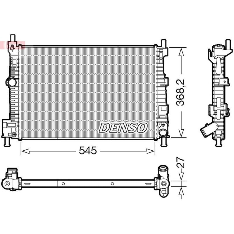 Denso Engine Radiator DRM44045