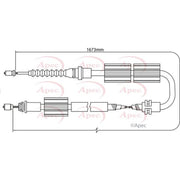 Apec Handbrake Cable Left Rear CAB1245