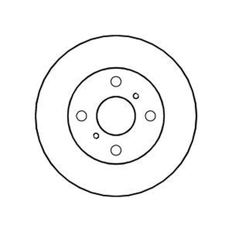 Abtex 2 x Vented Front Brake Discs BD853V