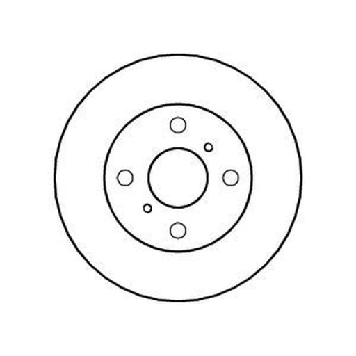 Abtex 2 x Vented Front Brake Discs BD853V