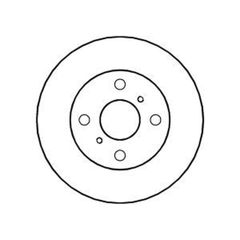 Abtex 2 x Vented Front Brake Discs BD853V
