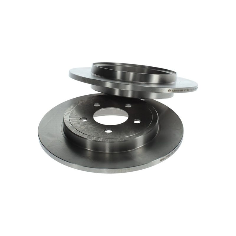Bosch 2 x Solid Rear Brake Discs 0 986 479 A53