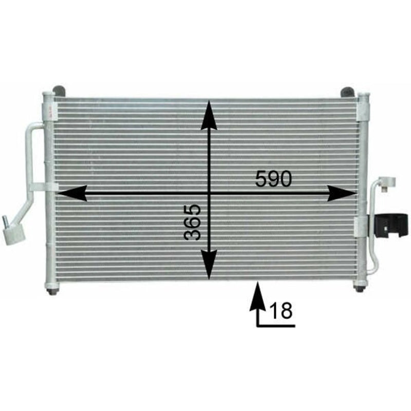 Mahle Air Conditioning Condenser AC 418 000S