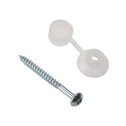 ForgeFix Corrugated Roofing Screw Round Head Pozi ZP 5mm x 50mm Bag 10 - 10CRSC