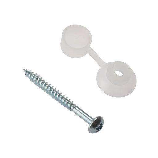ForgeFix Corrugated Roofing Screw Round Head Pozi ZP 5mm x 50mm Bag 10 - 10CRSC