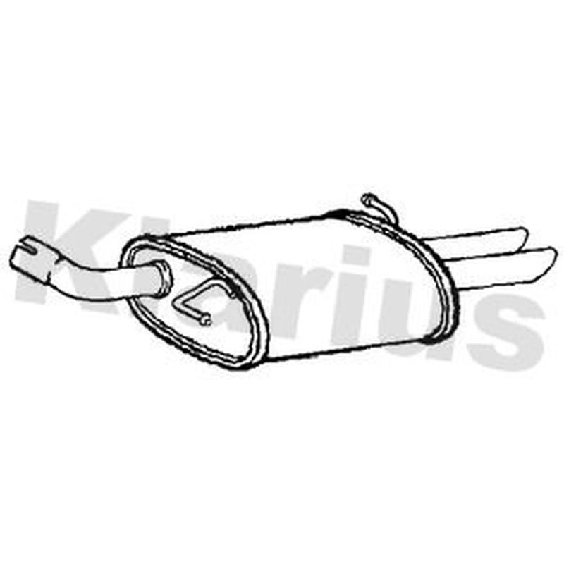 Klarius Box With Tail Pipe Rear AU459K