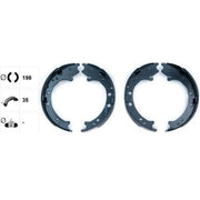 Textar 4 x Parking Brake Shoe Set 91083100