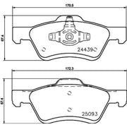 DON Front Brake Pad Set PCP1480