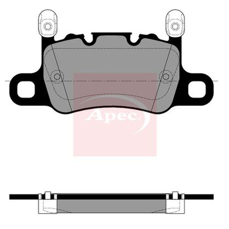 Apec Rear Brake Pad Set PAD2575