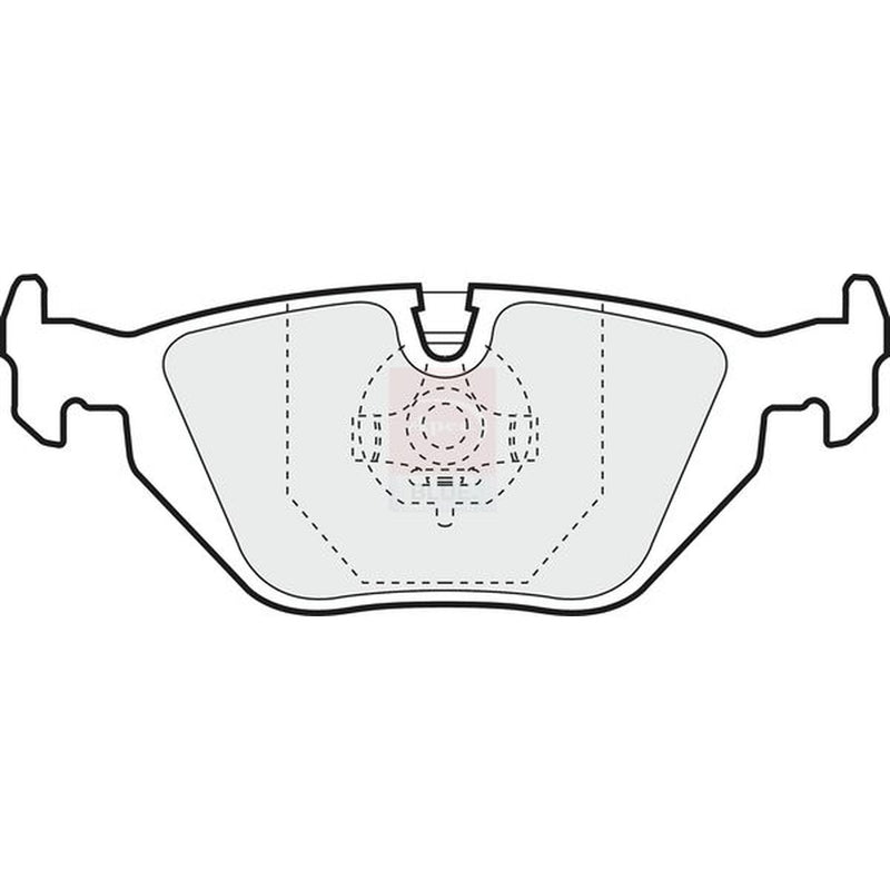 Apec Rear Brake Pad Set PD3415