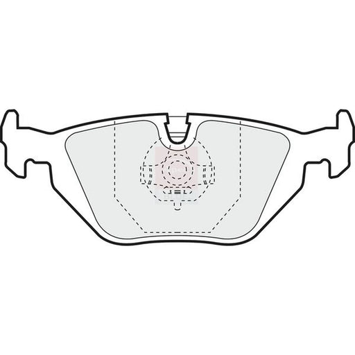 Apec Rear Brake Pad Set PD3415