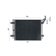 Mahle Air Conditioning Condenser AC 454 000S
