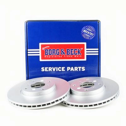 Borg & Beck 2 x Vented Front Brake Discs BBD4332