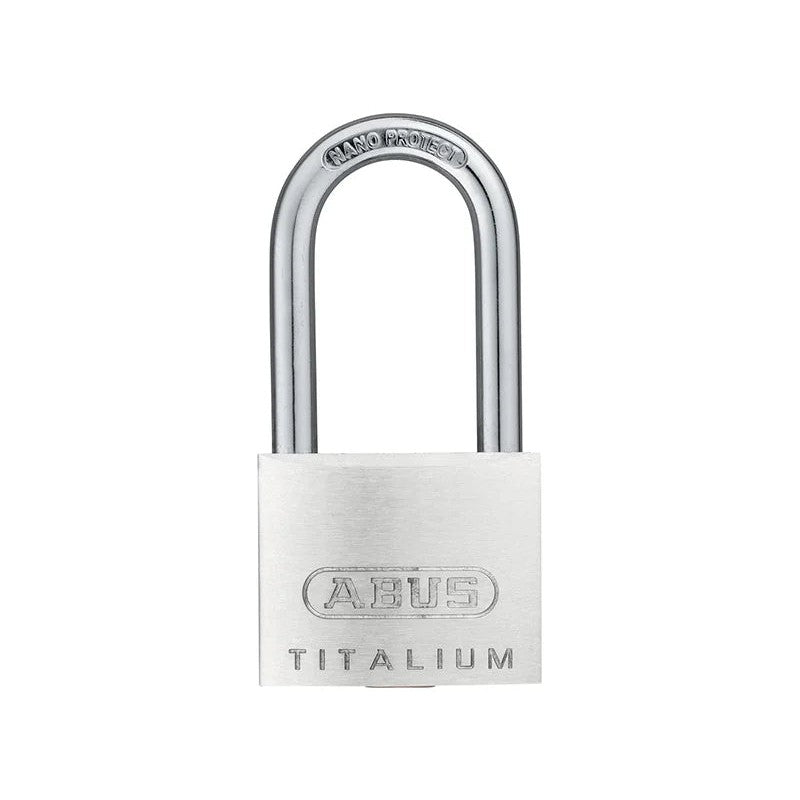 ABUS Mechanical 64TI/40mm TITALIUM™ Padlock 40mm Long Shackle Carded