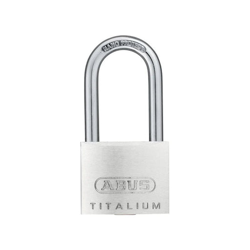 ABUS Mechanical 64TI/40mm TITALIUM™ Padlock 40mm Long Shackle Carded