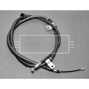 Borg & Beck Handbrake Cable Right Rear BKB2036