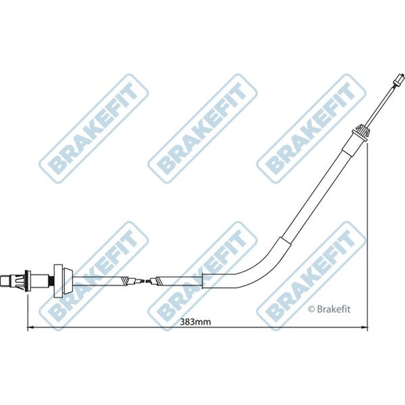 Apec Handbrake Cable Front BBC3179