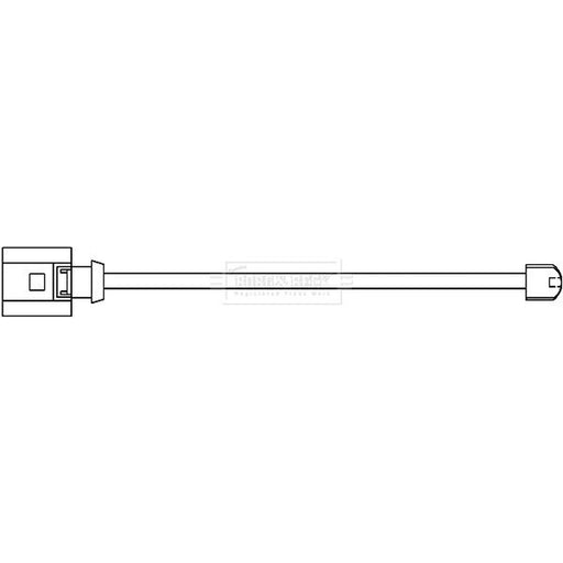 Borg & Beck Brake Pad Wear Sensor Front BWL3106