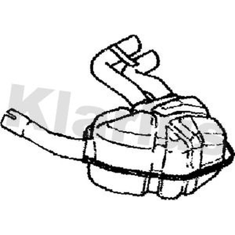 Klarius Box With Tail Pipe Rear BM372A