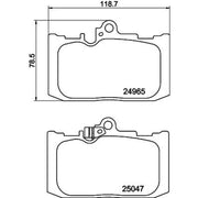 Mintex Front Brake Pad Set MDB3083
