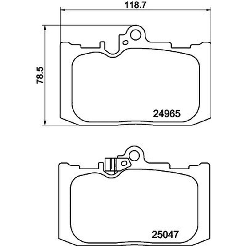 Mintex Front Brake Pad Set MDB3083