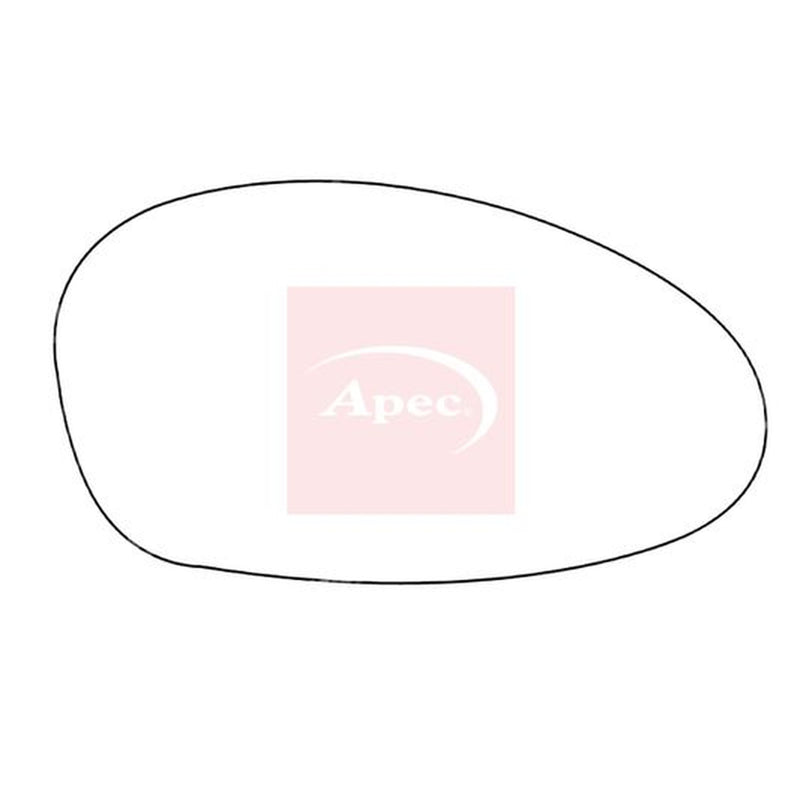 Apec Exterior Wing Mirror Glass Right AMS2102
