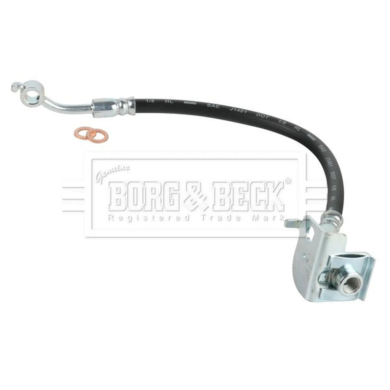 Borg & Beck Brake Hydraulic Hose Line Rear Left BBH9065