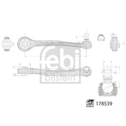 Febi Control/Trailing Arm Front 178539