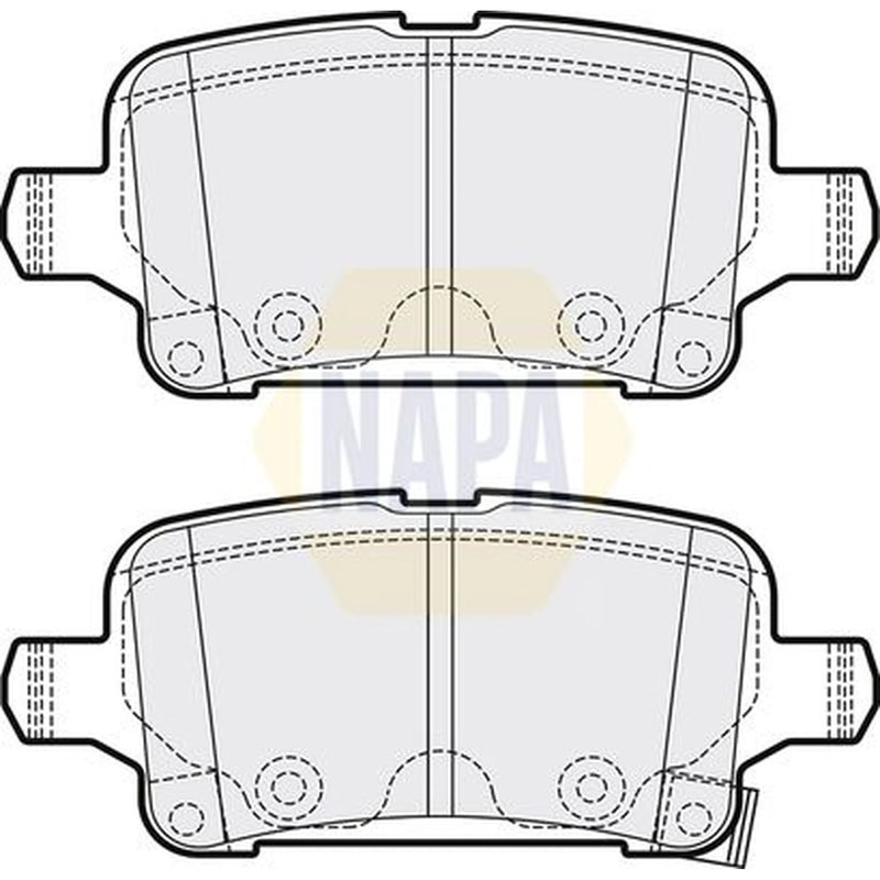 NAPA Rear Brake Pad Set NBP1294