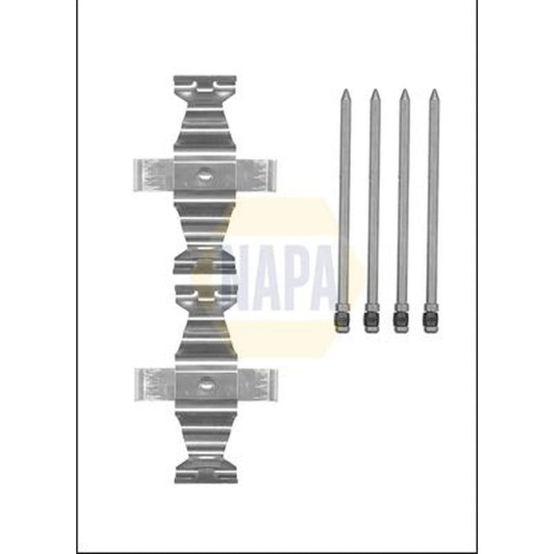 NAPA Brake Pad Accessory Fitting Kit Front NFK1191