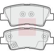 Apec Rear Brake Pad Set PAD1754