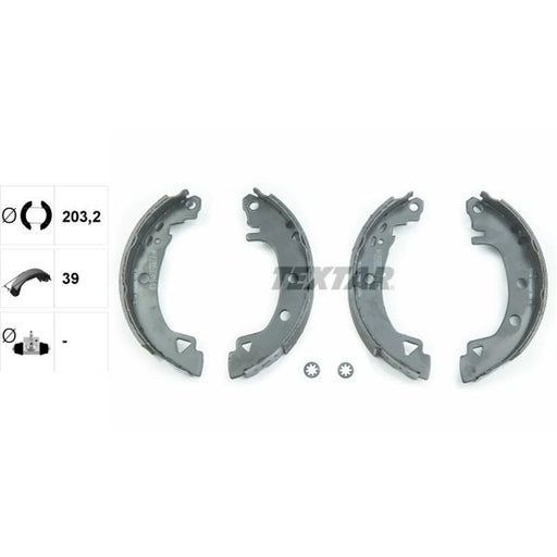 Textar Brake Shoe Set Axle Kit 91046500