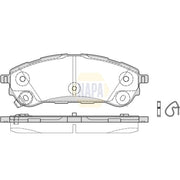 NAPA Rear Brake Pad Set NBP1971