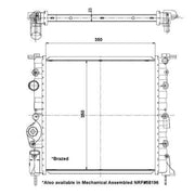 NRF Engine Radiator 56159