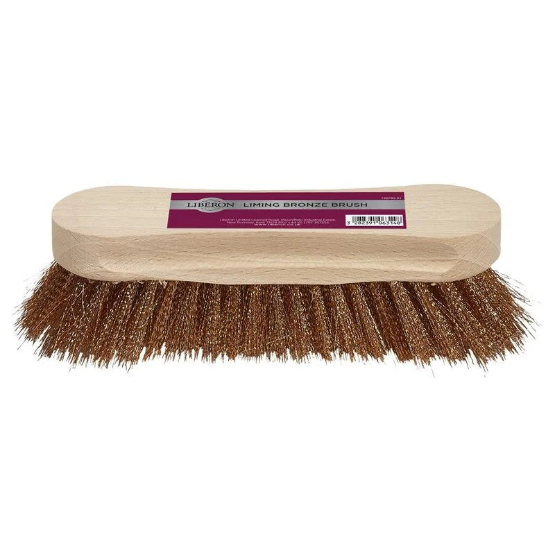 Liberon Bronze Liming Brush 1 Pack for Hardwood Finishing