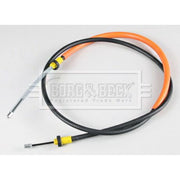 Borg & Beck Handbrake Cable Left Rear BKB3867