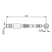 Bosch Brake Hydraulic Hose Line Front 1 987 476 975