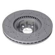 Febi 2 x Two-Piece Front Brake Disc Brake Discs 1003476