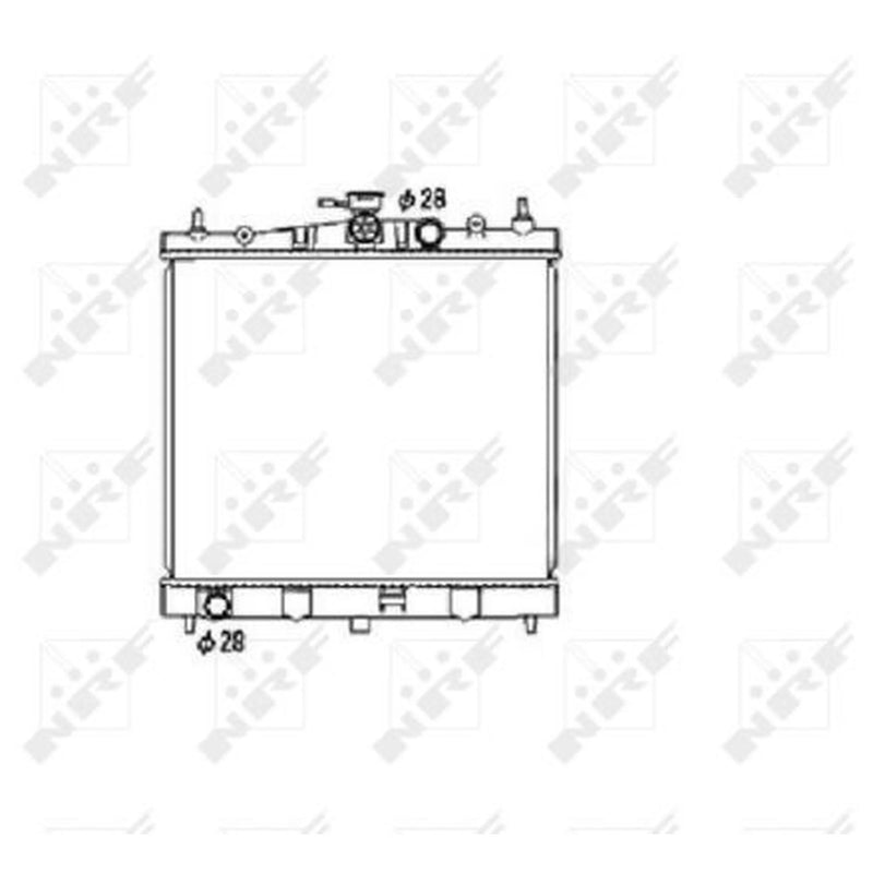 NRF Engine Radiator 53476
