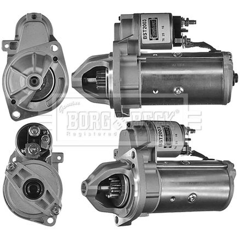 Borg & Beck Starter Motor 12V 2.2kW 11 Teeth BST2003